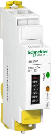 Schneider Electric IEM2000 KWH meter 1-fase 40A MID B+D